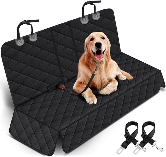 Dog Car Seat Cover – Waterproof Back Seat Protector with Armrest Access | Fits Cars, Trucks & SUVs